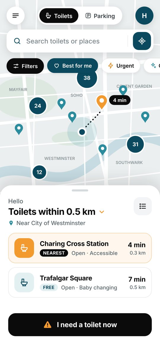 LooNavig toilet map